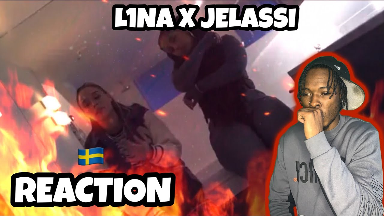 AMERICAN REACTS TO SWEDISH RAP | L1NA - Mitt i prick feat Jelassi W/ENGLISH LYRICS