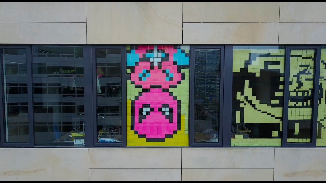 Prague Post It Challenge - BB centrum Brumlovka