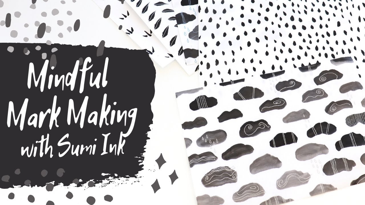 Mindful Mark Making with Sumi Ink