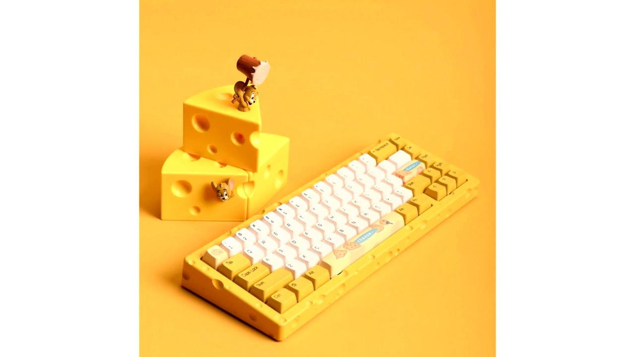 AJAZZ Introduces AC067 Cheese themed 65% Mechanical Keyboard