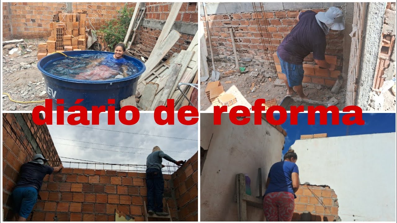 DIÁRIO DE REFORMA E CONSTRUÇÃO/ VAMOS COM TUDO A OBRA CONTINUA 