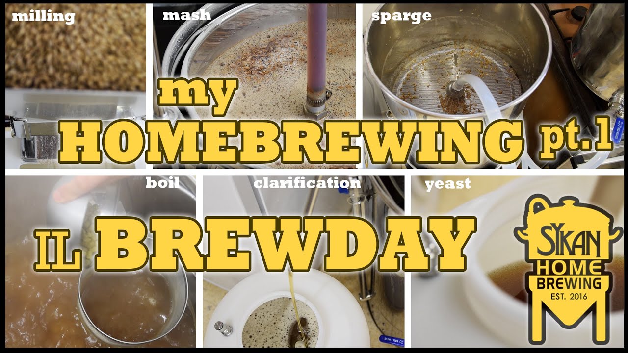 My HOMEBREWING pt.1 Il BREWDAY | Attrezzature, Passaggi, Accorgimenti | COME fare la BIRRA in CASA