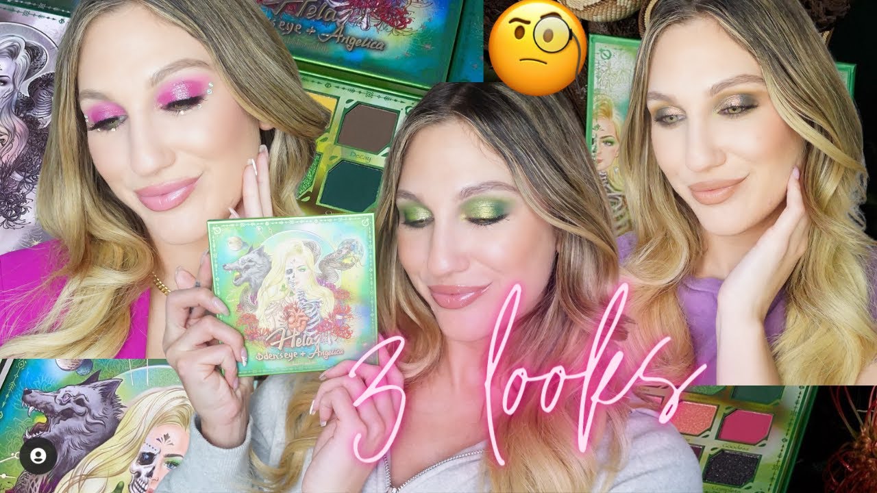 THREE LOOKS ODENS EYE X ANGELICA NYQVIST HELA PALETTE