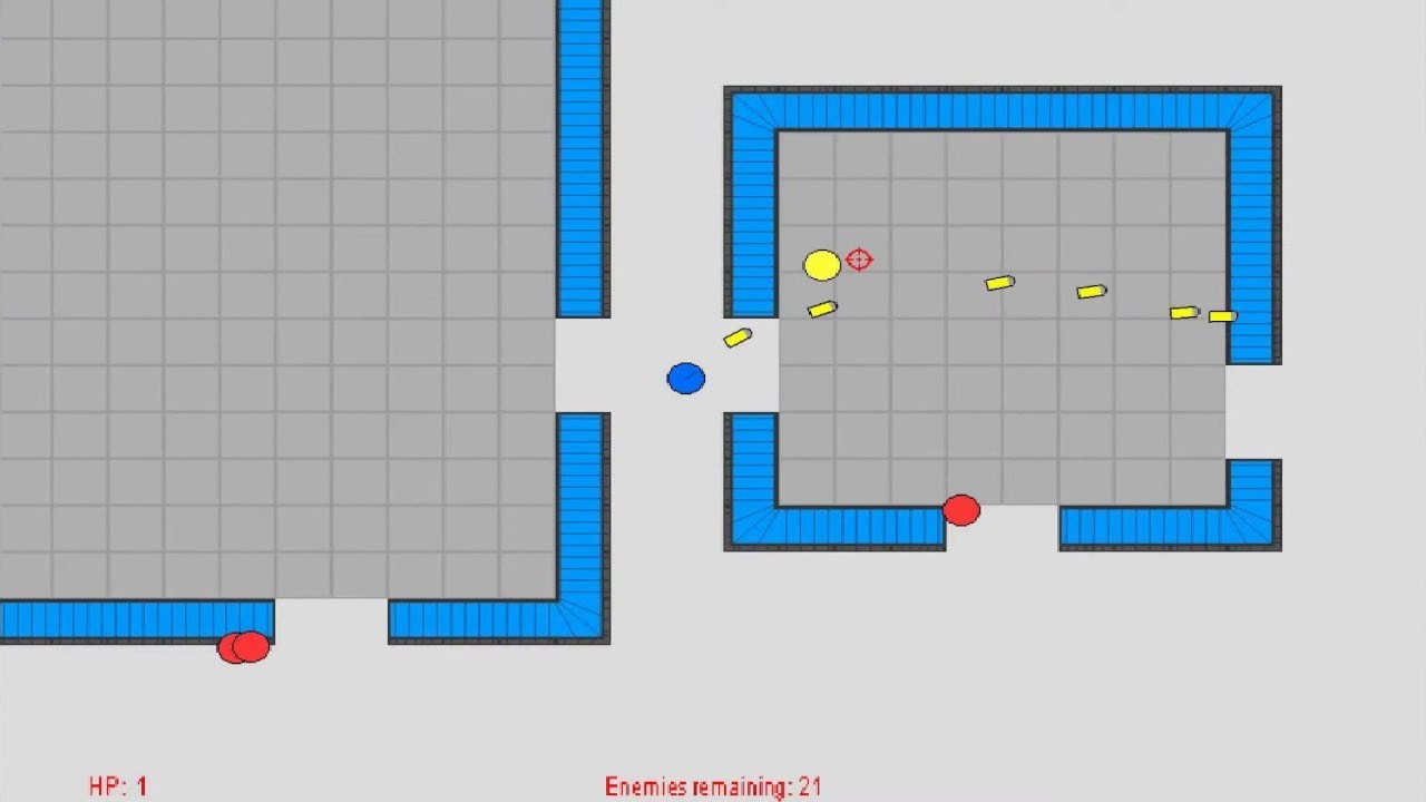 C++ 2D Shooter Game using SDL2 and SDL2 gfx (Source code in description)