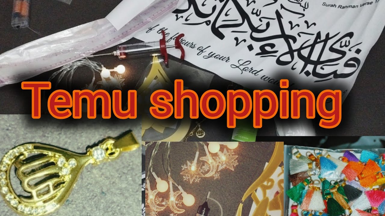 Temu shopping haul /Eid shopping/Ramadan decorations 
