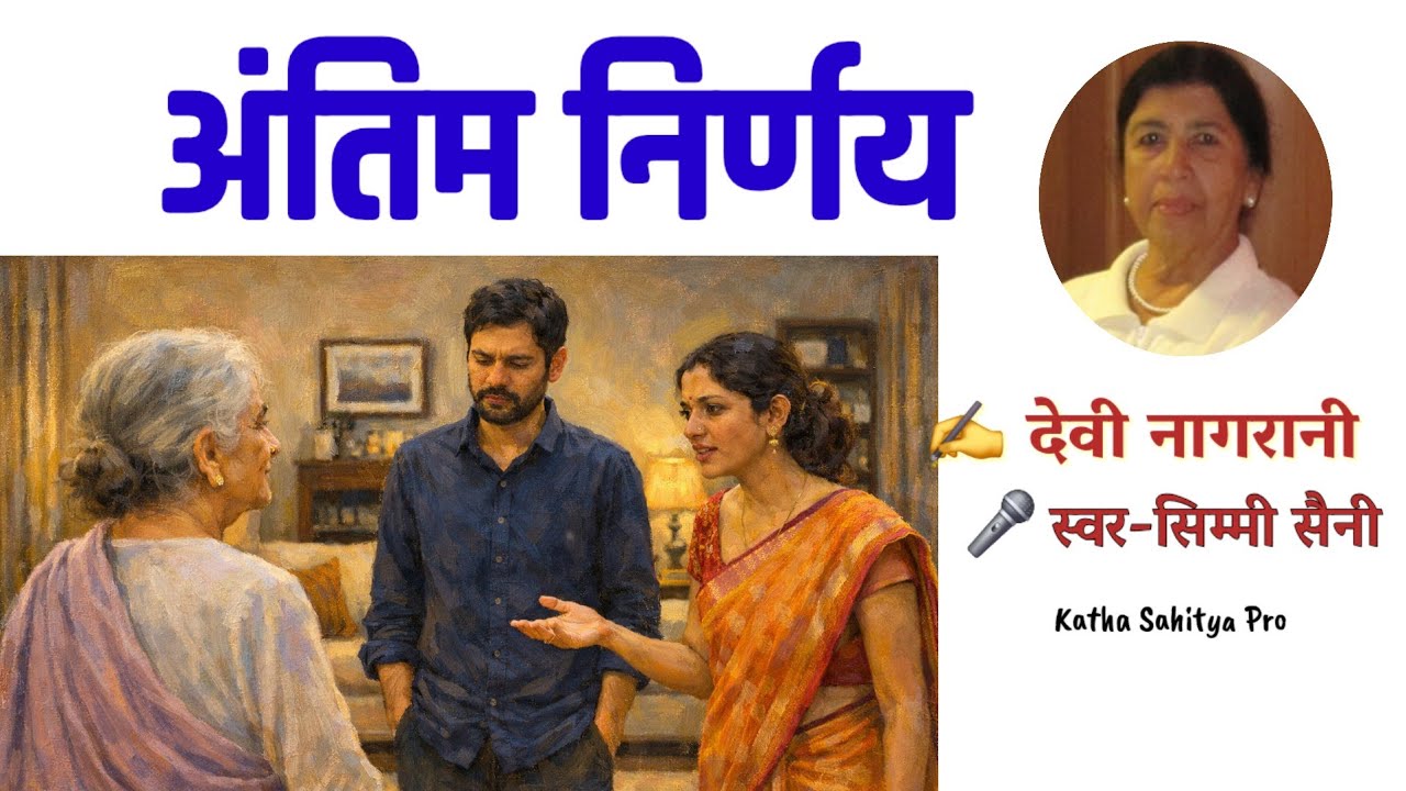 क्या माँ भी सामान की तरह बाँटी जा सकती है | अंतिम निर्णय - देवी नागरानी | स्वर - सिम्मी सैनी