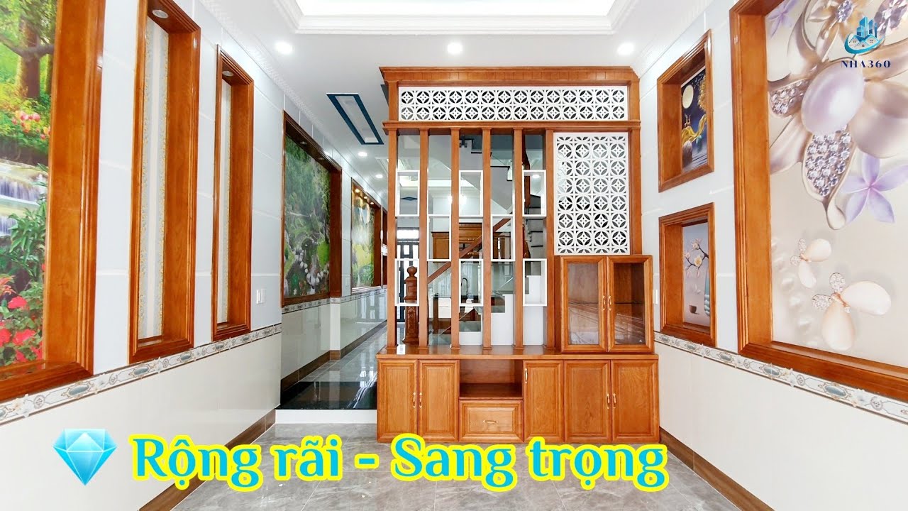 NHÀ ĐẸP 3 tầng 4x15 có 4 phòng ngủ