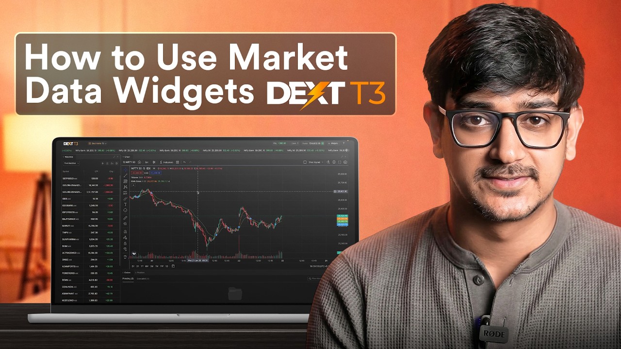 How to Use Market Data Widgets in Dext T3