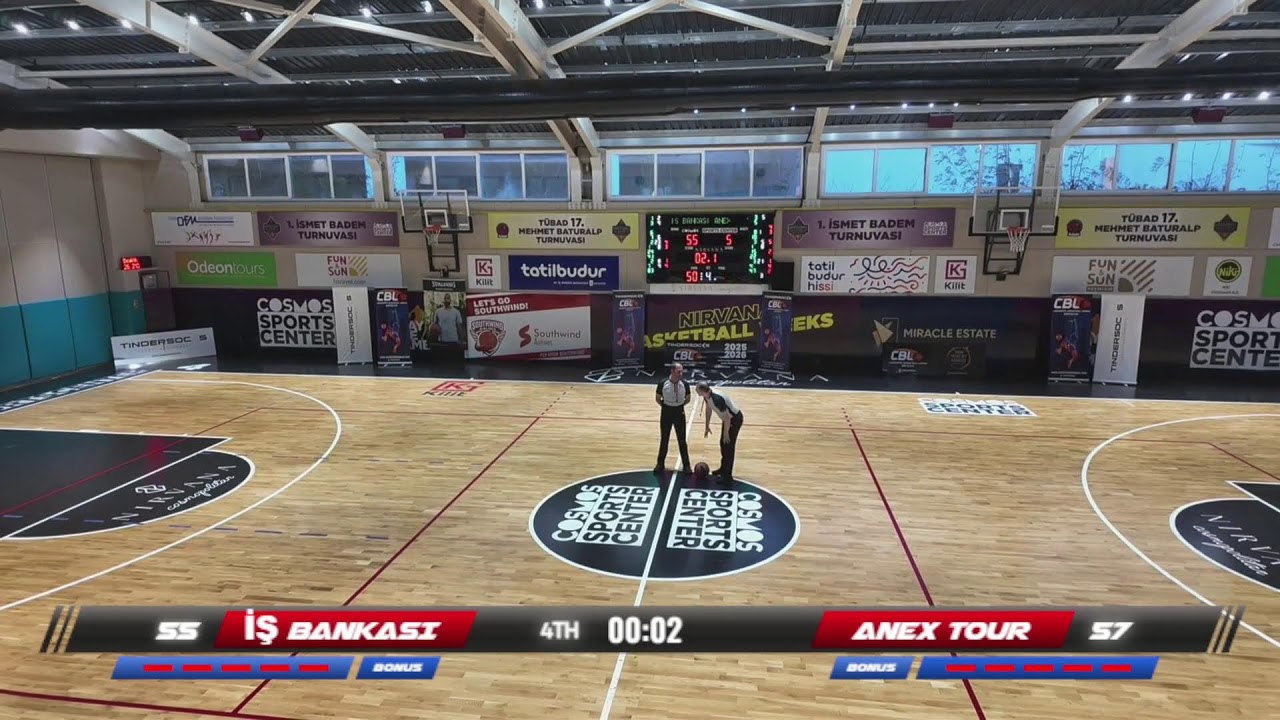 TINDERSOCKS CBL ANTALYA 10. HAFTA TÜRKİYE İŞ BANKASI - ANEX TOUR