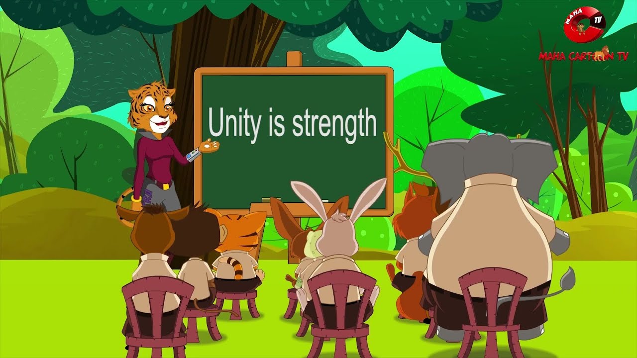 Four Friends | English Cartoon | Panchatantra Moral Stories | Maha Cartoon TV English