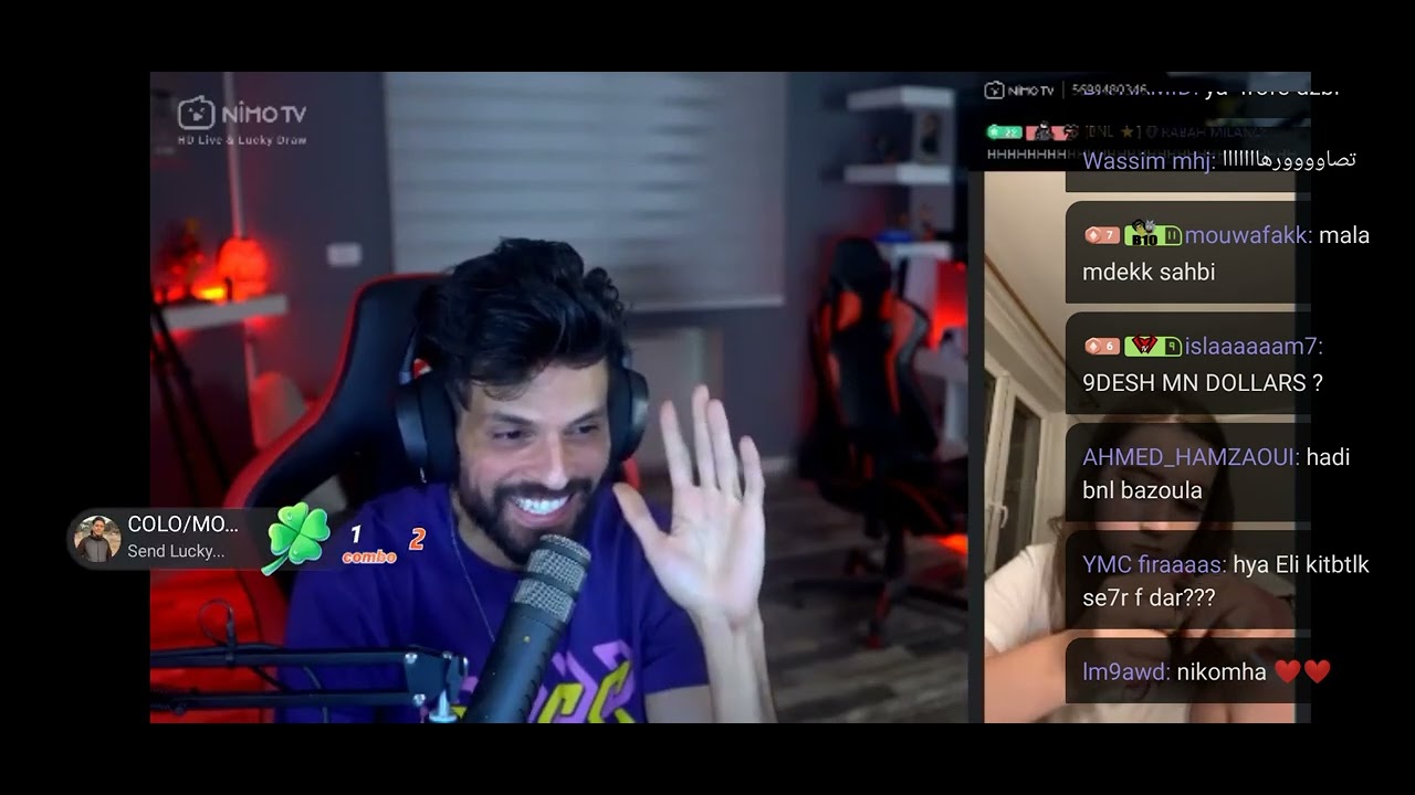 شاهد bnl يحكي عن قصة حبه شبعة ضحك😂😂
