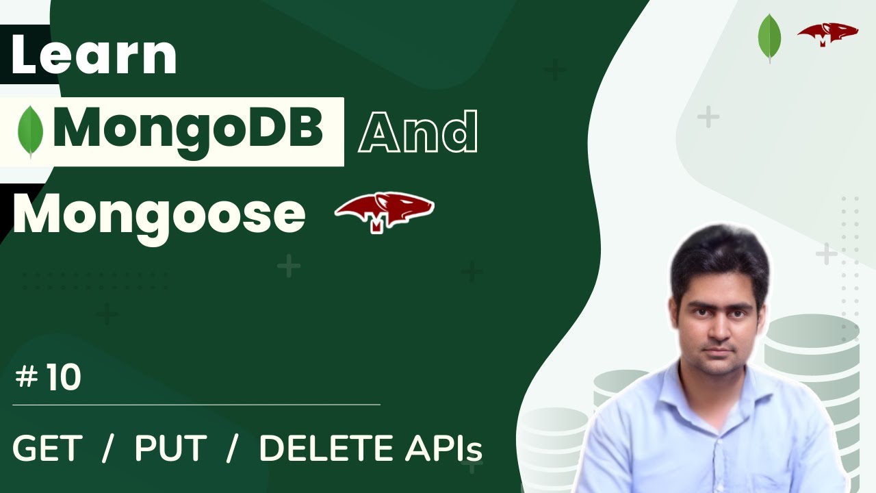 GET /  PUT / DELETE APIs Node.js Express Mongoose | MongoDB in Hindi #10 | #mongodb  #mongoose