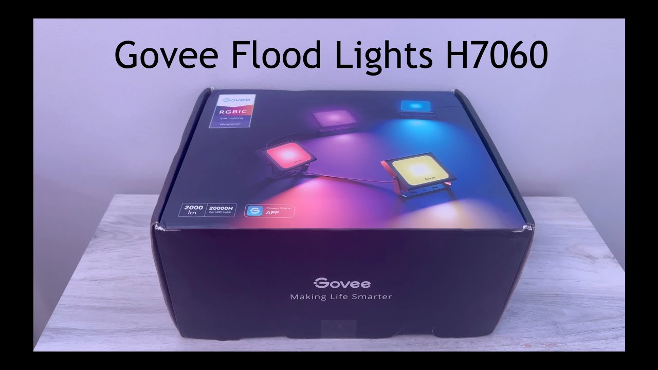 Govee Flood Lights Unboxing & Setup!