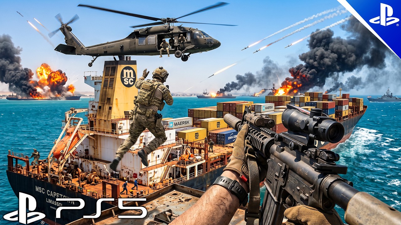 Delta Force: Deadly Infiltration in the Gulf of Somalia | Ultra Realistic Gameplay [4K] Call of Duty