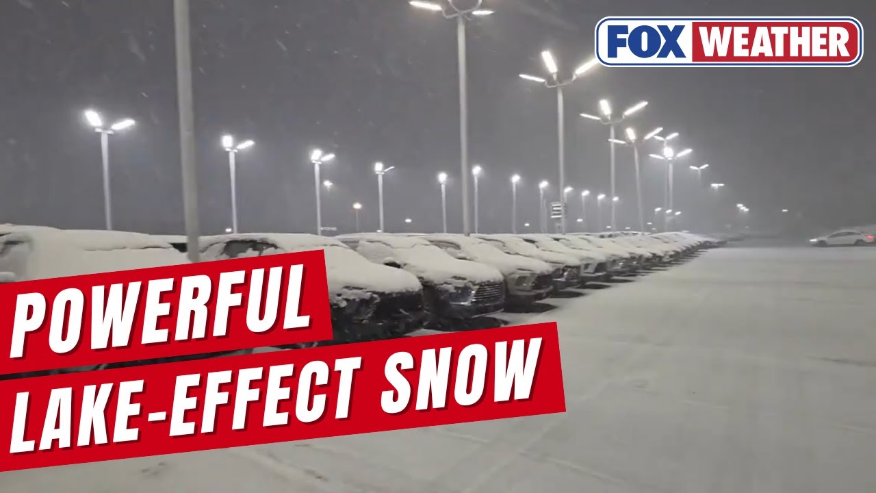Lake-effect Snow Pelts Chicago, Midwest And Northeast Across Great Lakes
