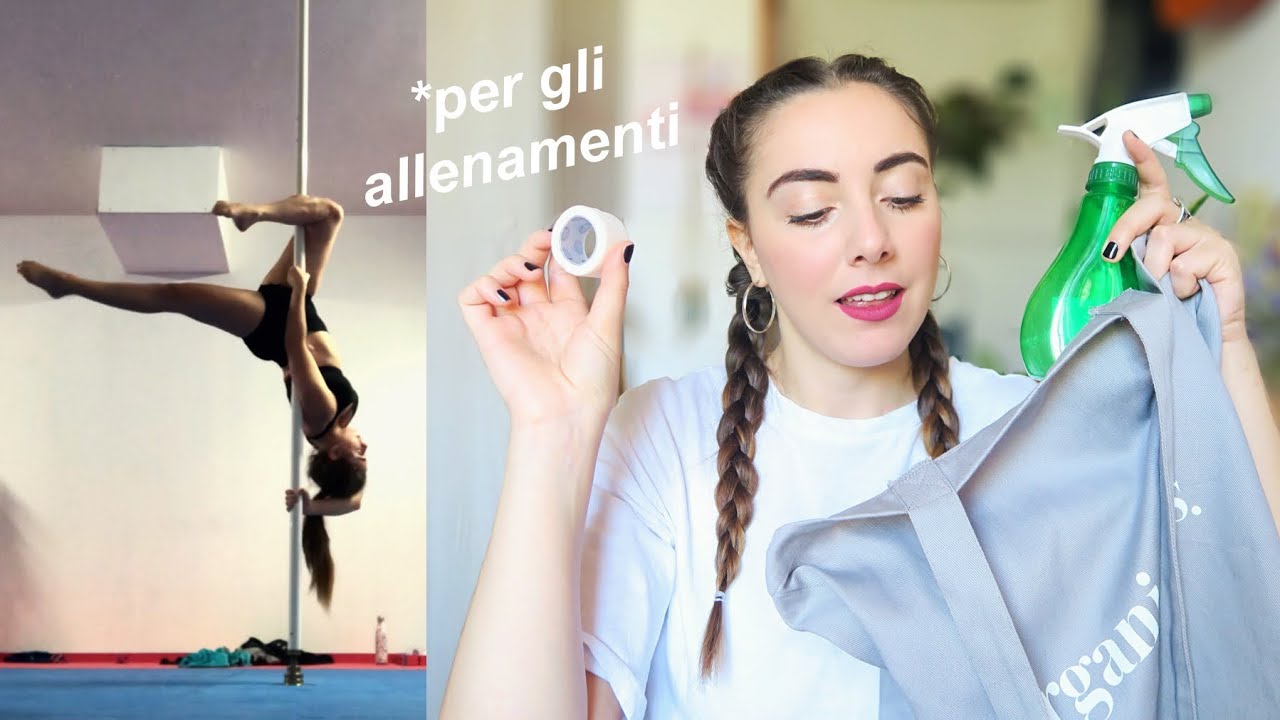 COSA C’È NELLA BORSA DI UNA POLE DANCER 💪🏻