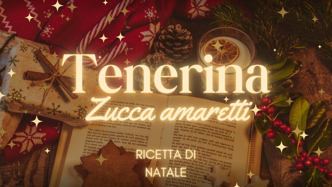 Tenerina con zucca amaretti e gocciole di cioccolato