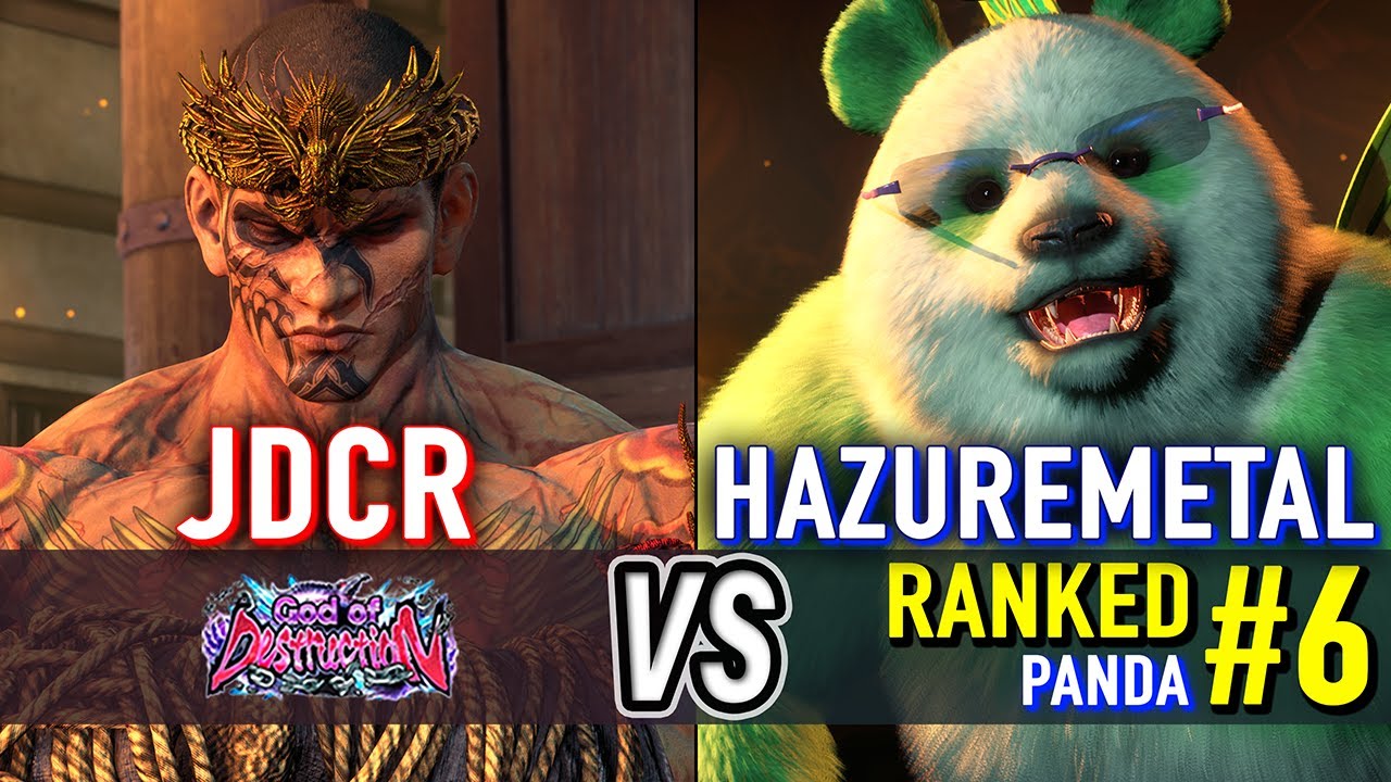 T8 🔥 JDCR (Fahkumram) vs HAZUREMETAL (#6 Ranked Panda) 🔥 Tekken 8 High Level Gameplay