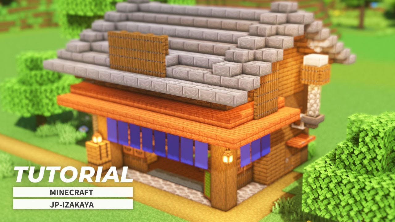 [Minecraft] Как построить японскую Изакая (BAR)