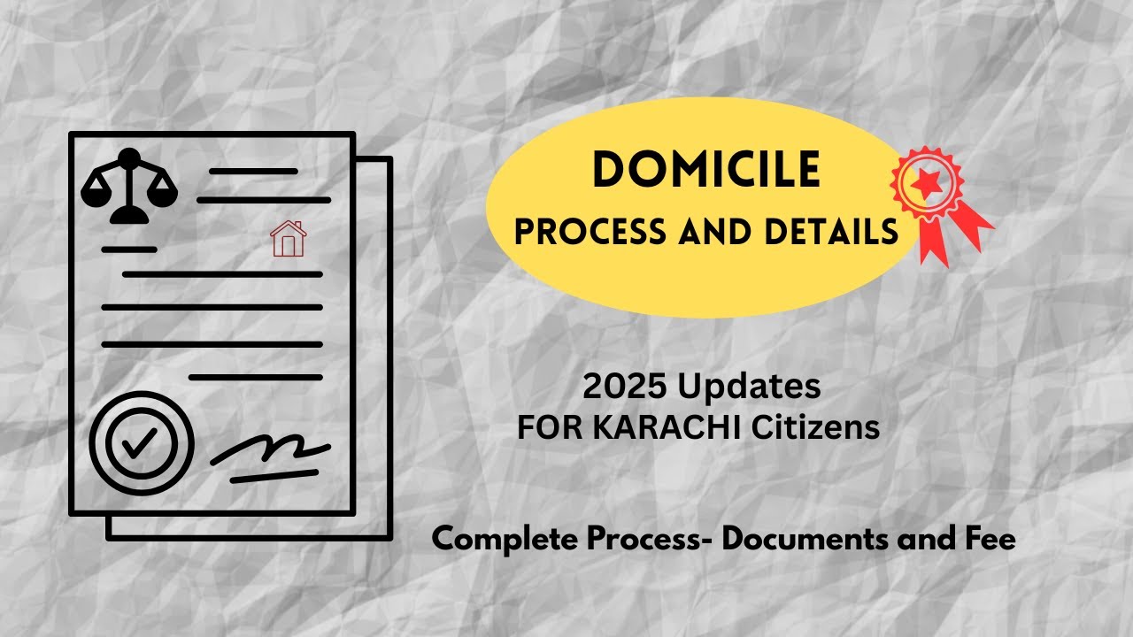 Domicile / PRC | Process and Fee | Karachi | DC office |