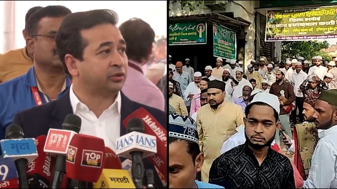 Madrasa Atankwadi tayyar karne ka Adda NiteshRane ke Bayan par Oppostion ne kaha DimagKharab ho gaya