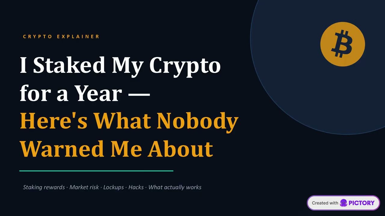 I Staked My Crypto For A Year - Here's What Nobody Warned Me About!