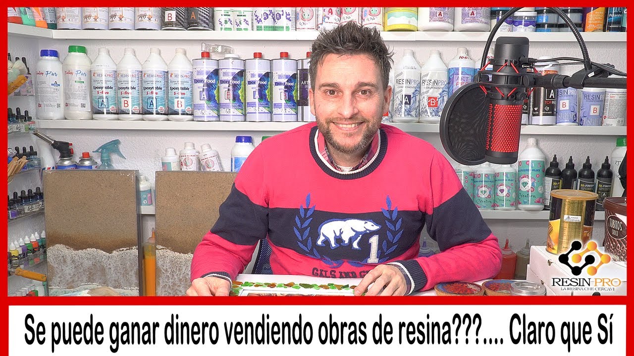 Se puede ganar dinero vendiendo obras de resina???   Claro que sí