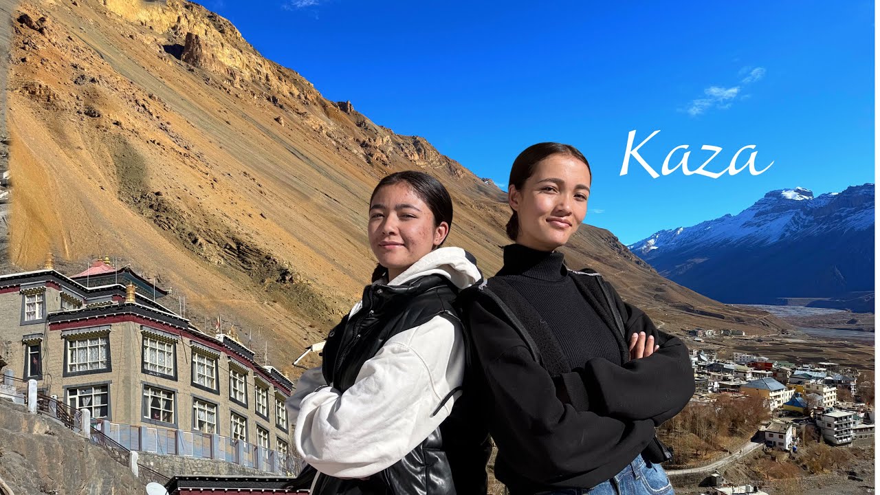 Why kaza is the main hub in Spiti!! village walk ep2!!#spiti #kaza #lanzom