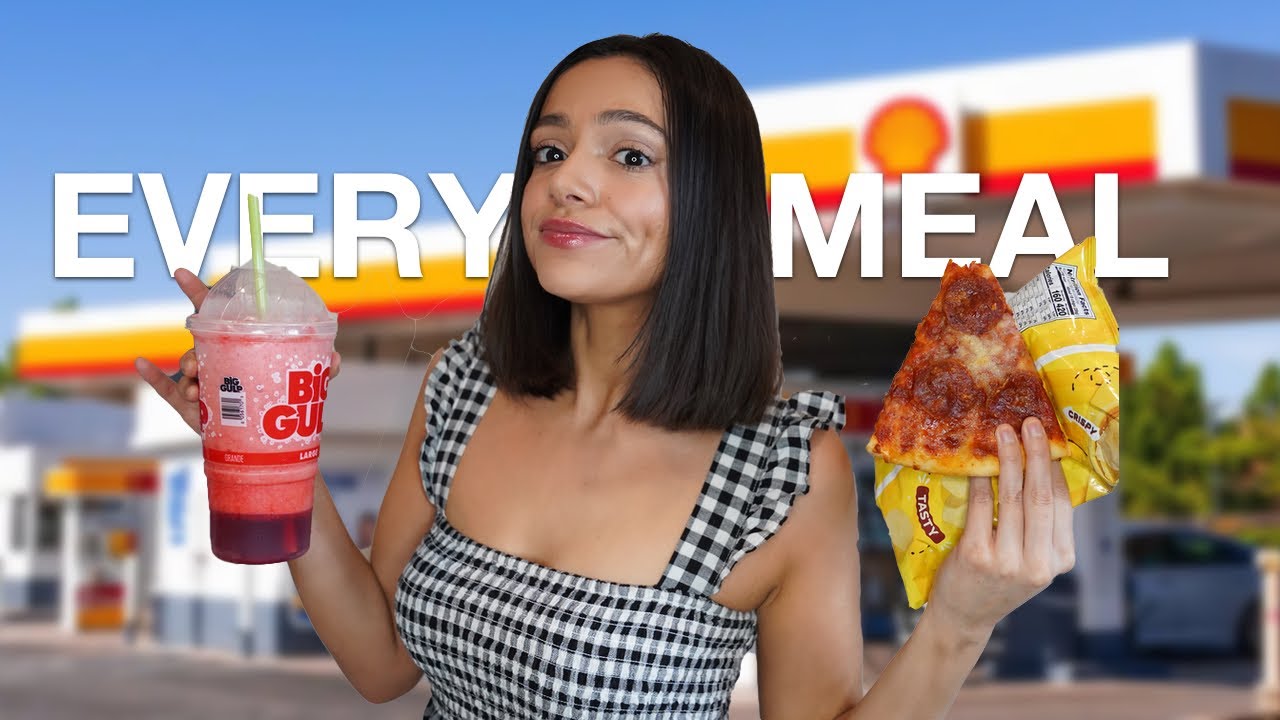 Eating Only Gas Station Food for 24 Hours!