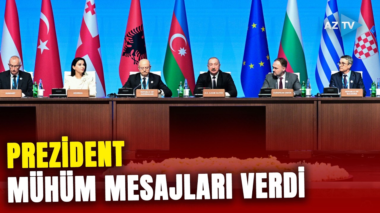 Bakıda mühüm tədbir: Prezident İlham Əliyev çıxış etdi