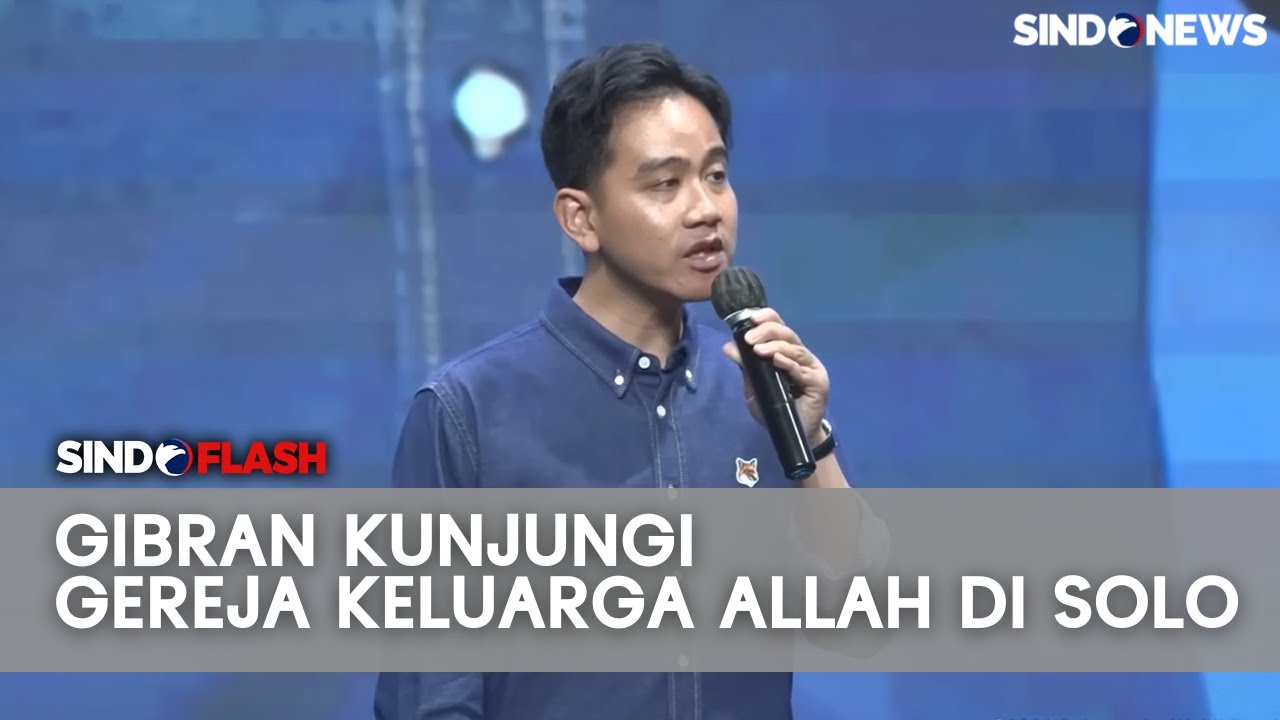 Kunjungi Gereja Keluarga Allah di Solo, Gibran Titip Jaga Toleransi | Sindo Flash