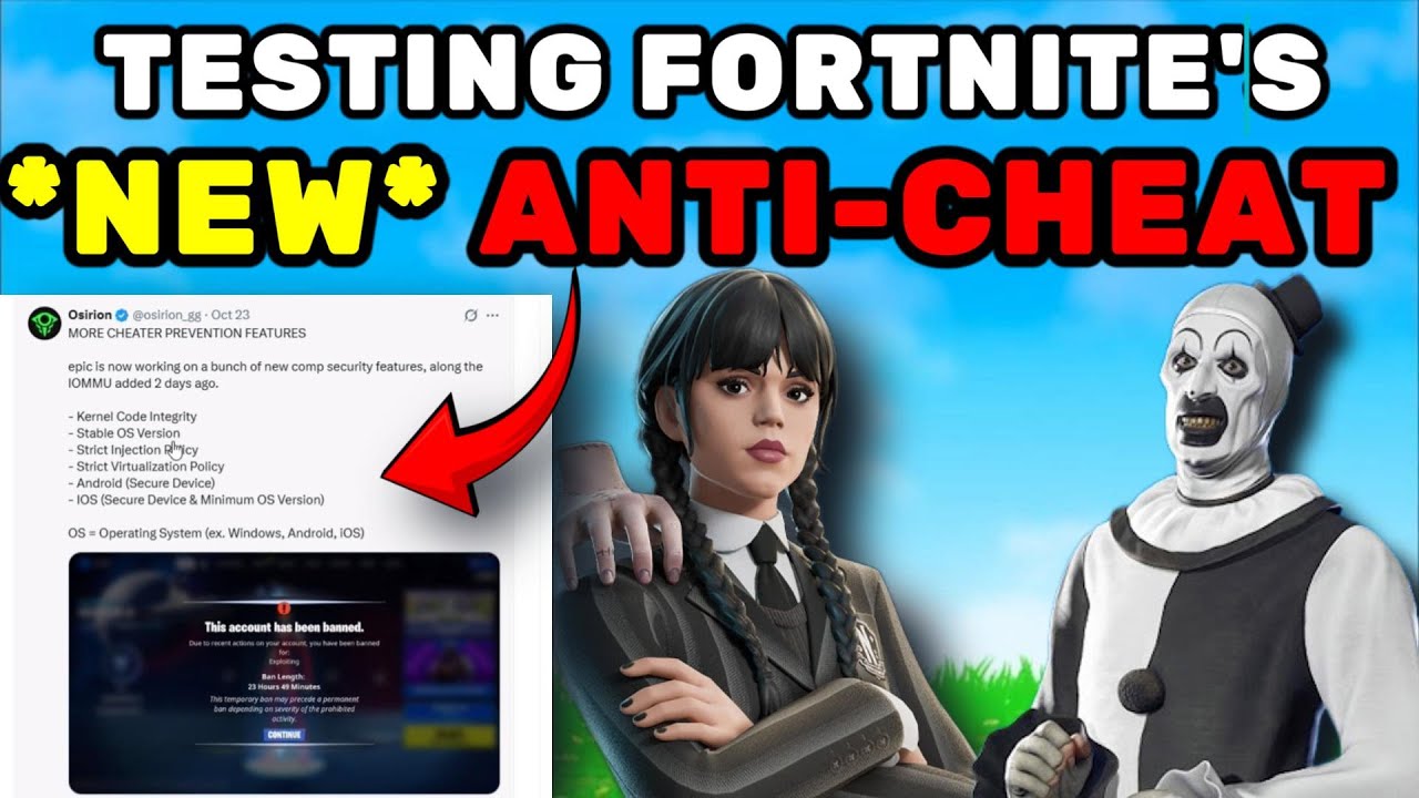 Тестирование НОВОГО обновления античита в Fortnite... (БАН ХАКЕРОВ В ПРЯМОМ ЭФИРЕ!)