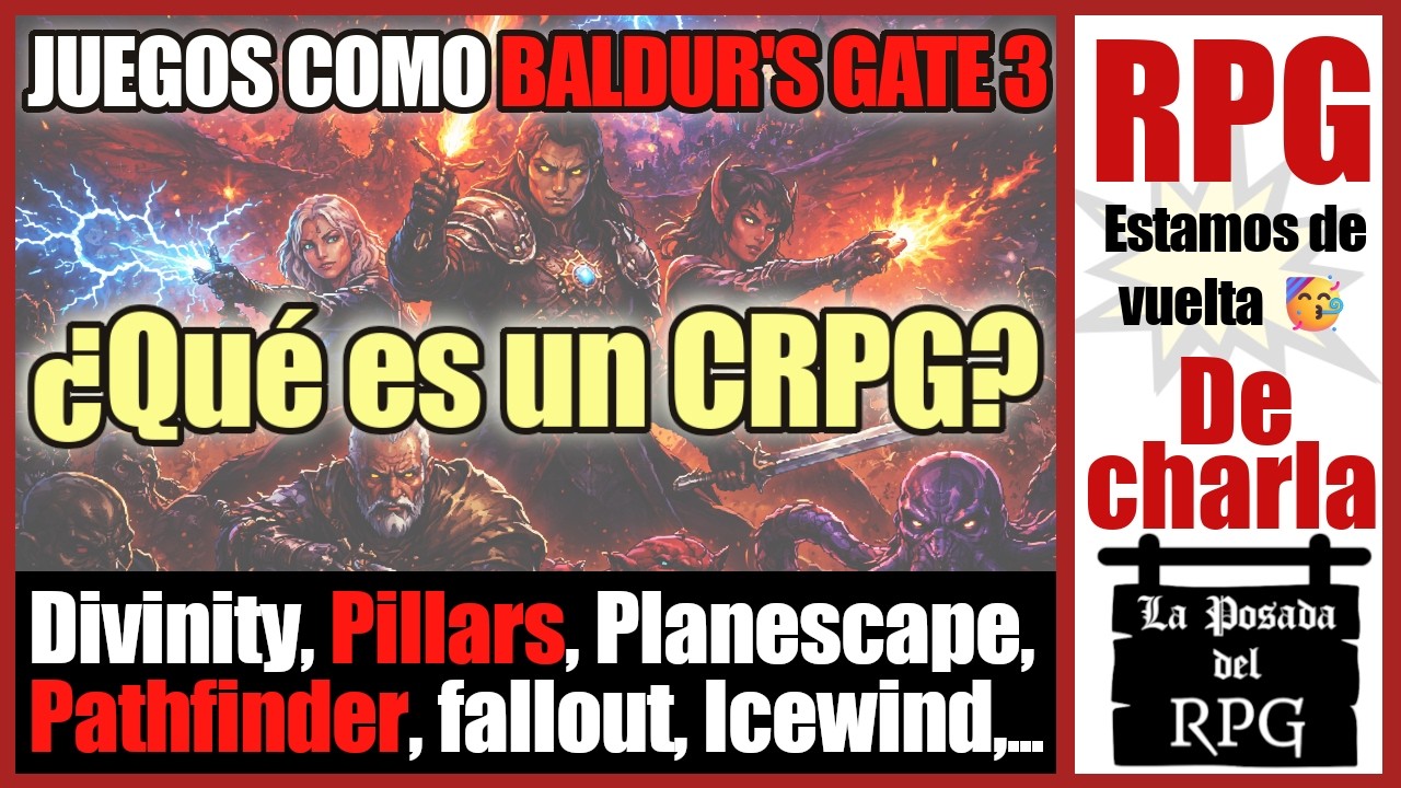 Juegos como Baldur's Gate 3. Los mejores CRPG de siempre. ¿Qué es un CRPG?