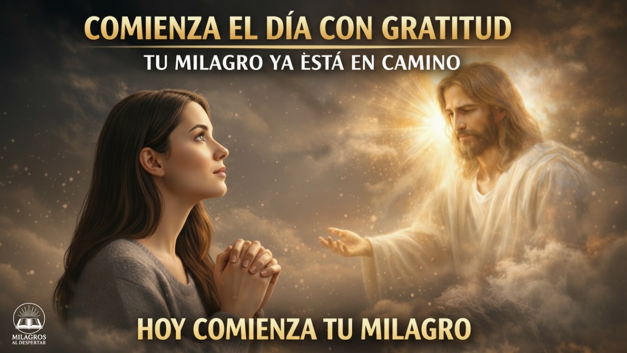 COMIENZA EL DÍA CON GRATITUD — TU MILAGRO YA ESTÁ EN CAMINO