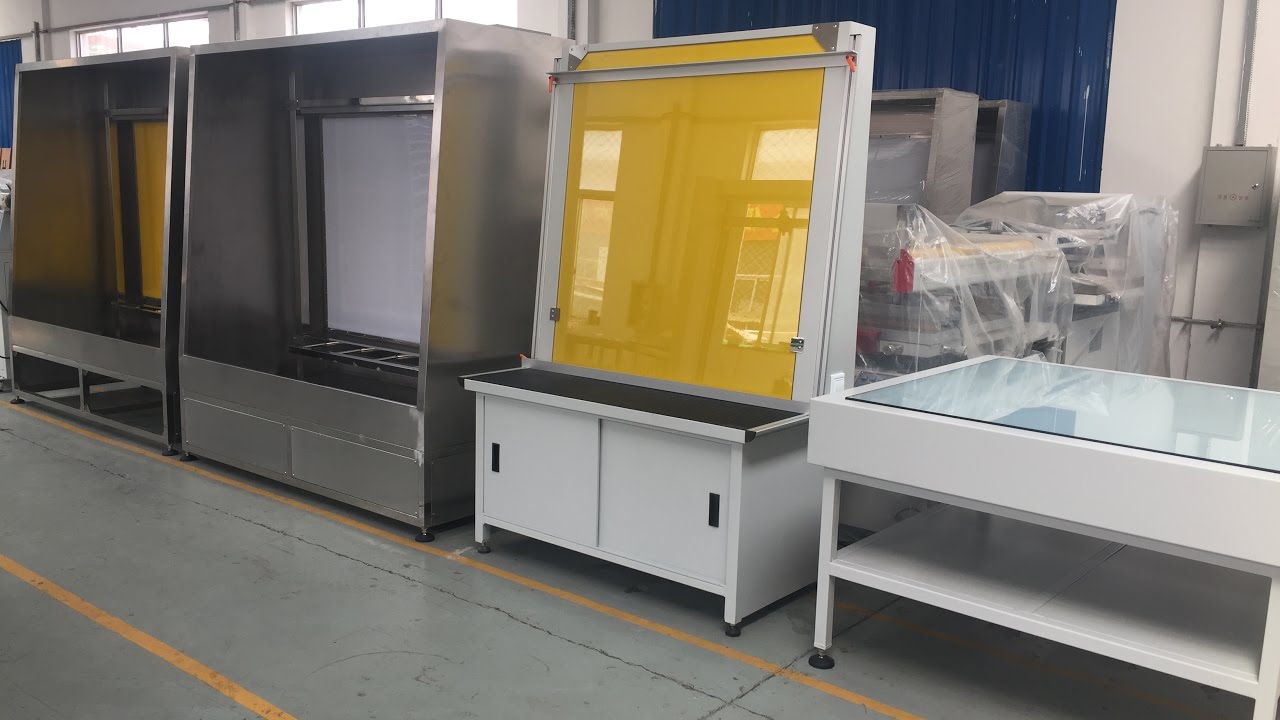 Manual stencil washer, screen cleaning machine, screen developing machine