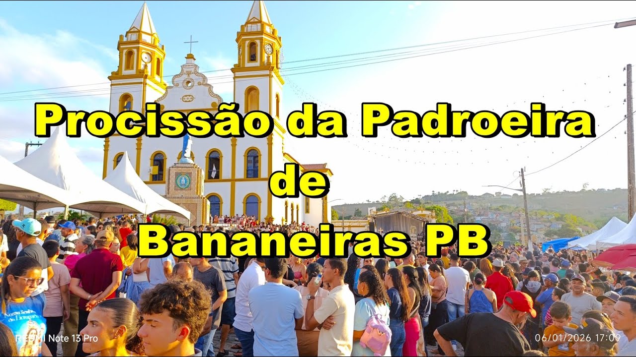 Procissão de Nossa Senhora do Livramento 2026. Bananeiras PB 