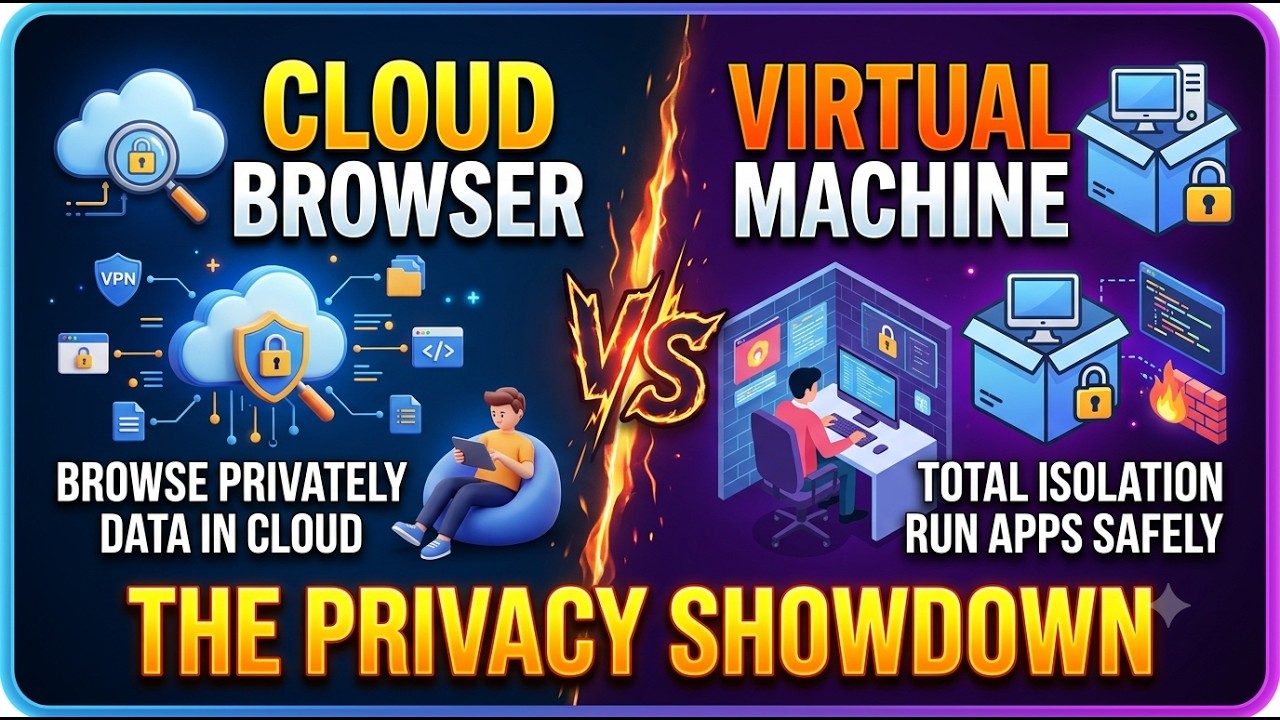 Cloud Browser vs Virtual Machine: The Privacy Showdown