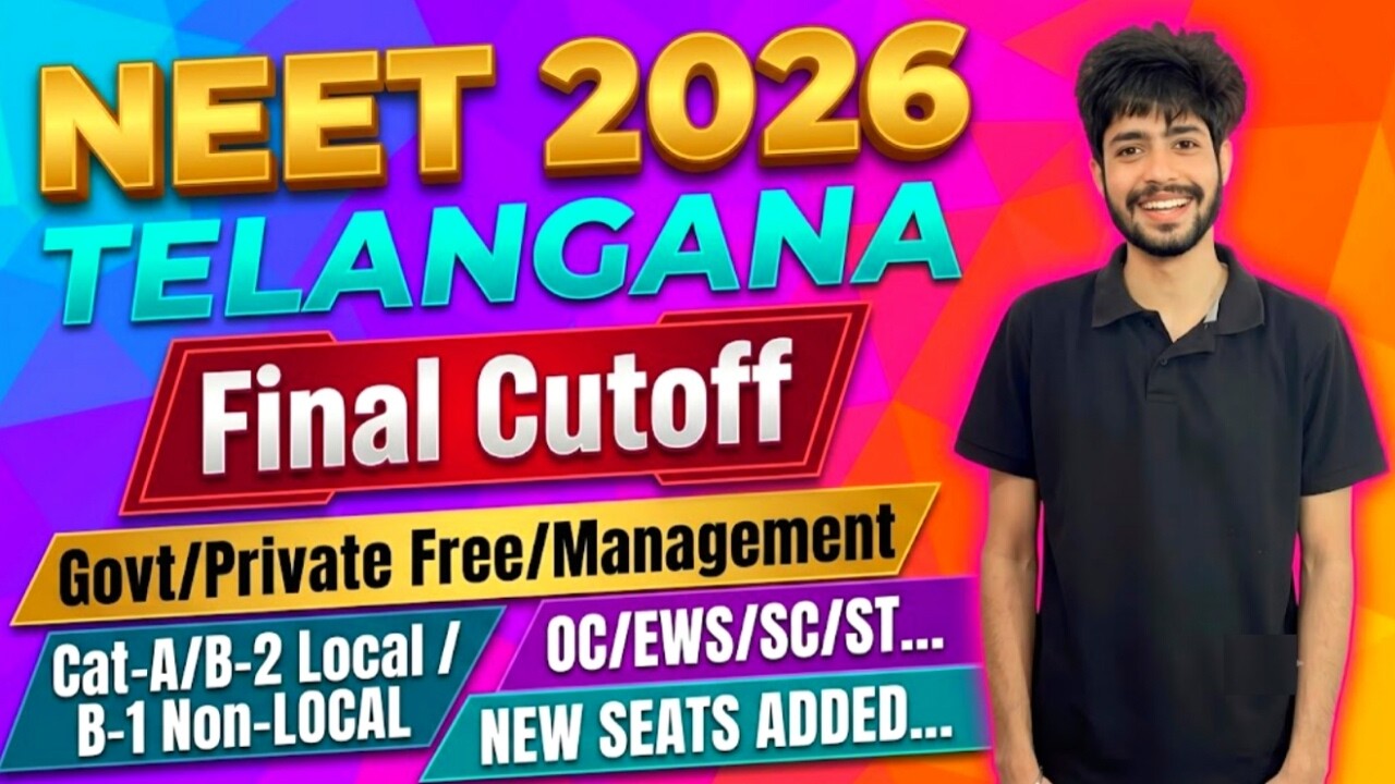 Telangana NEET 2026 Expected Cutoff | Govt & Private | Telangana NEET Counselling 2026