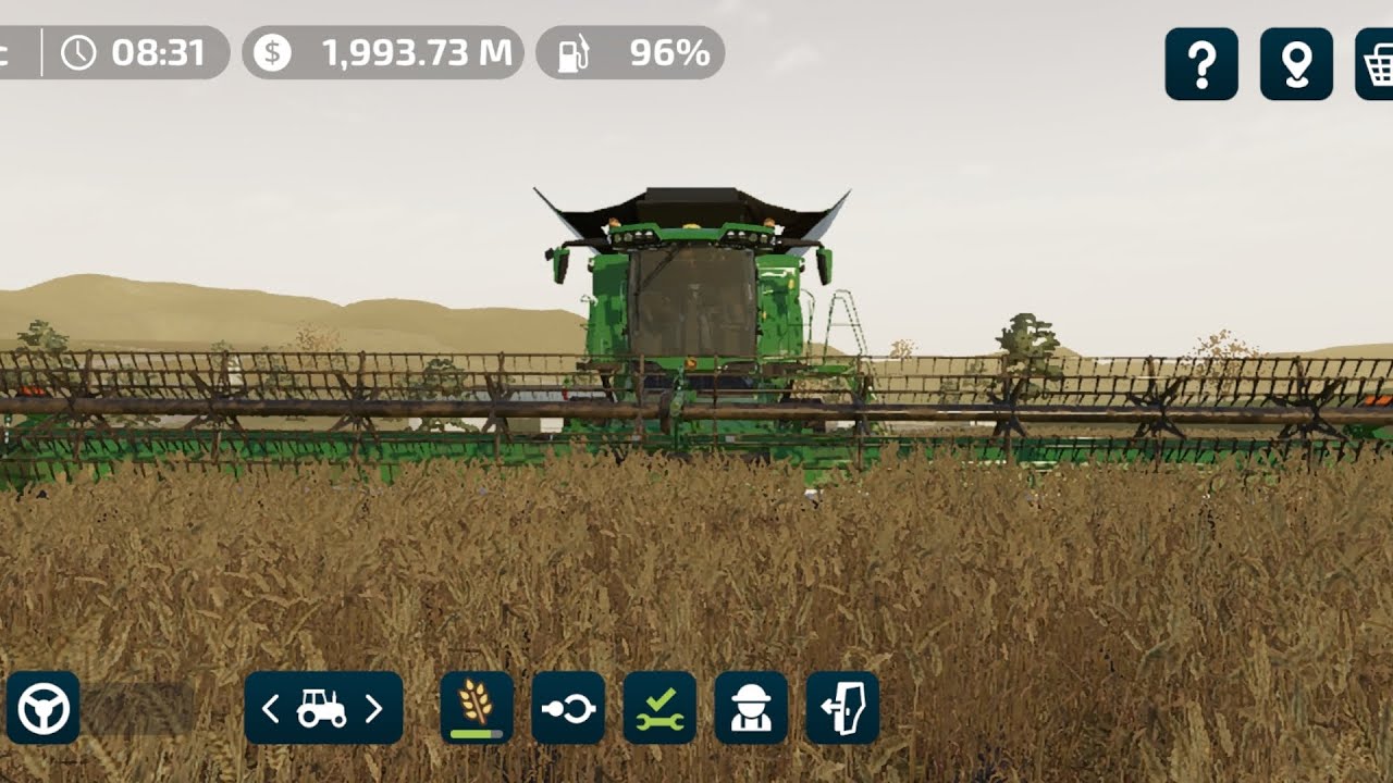Farming simulator 23 mobile harvesting day 
