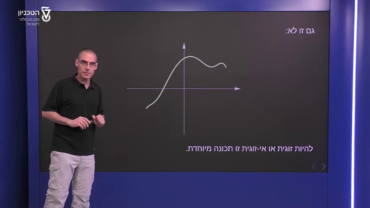 פונקציות זוגיות ואי-זוגיות - האם זו תכונה נפוצה