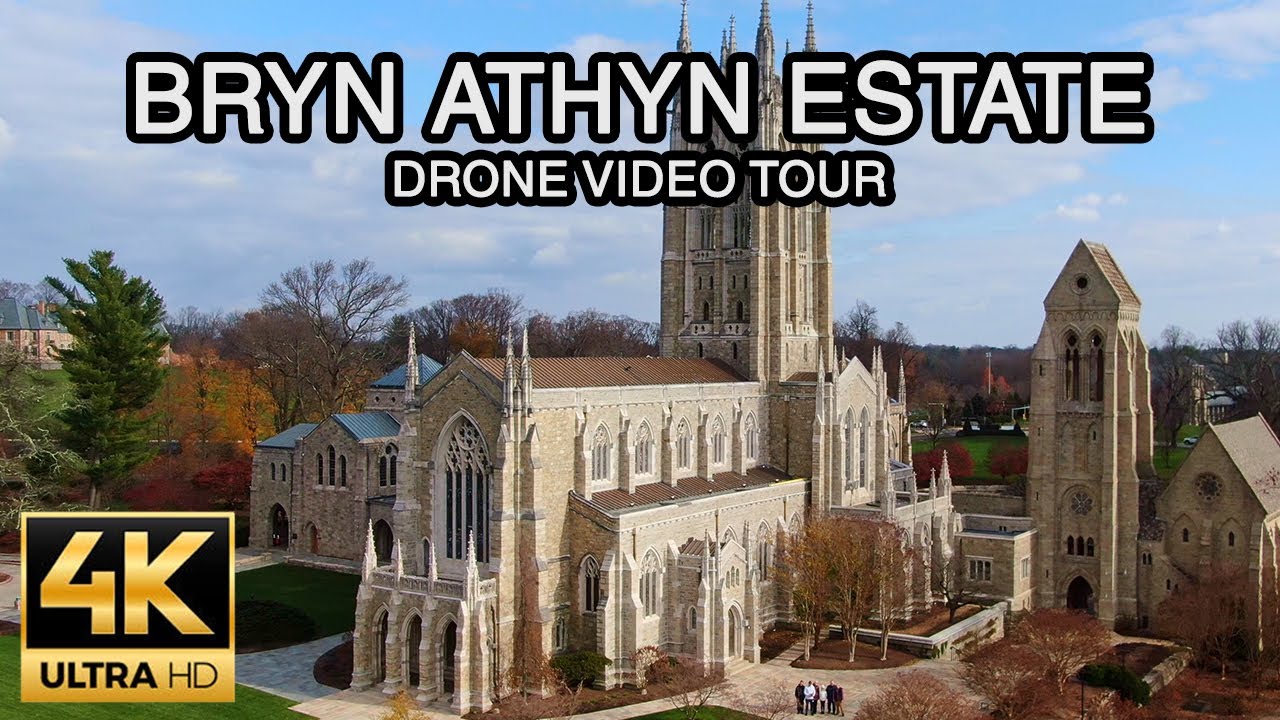 Bryn Athyn Cathedral 4K Drone Tour