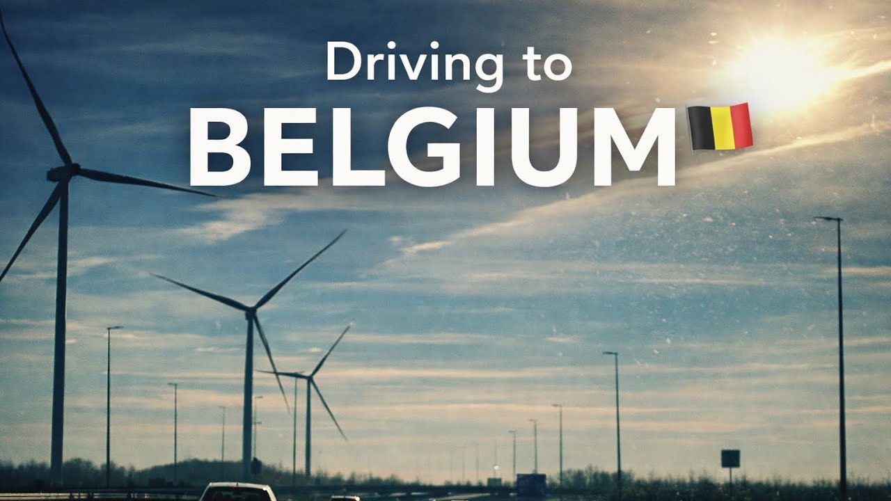 Driving to Belgium 🇧🇪 | Scenic Road Trip by Car 🚙 