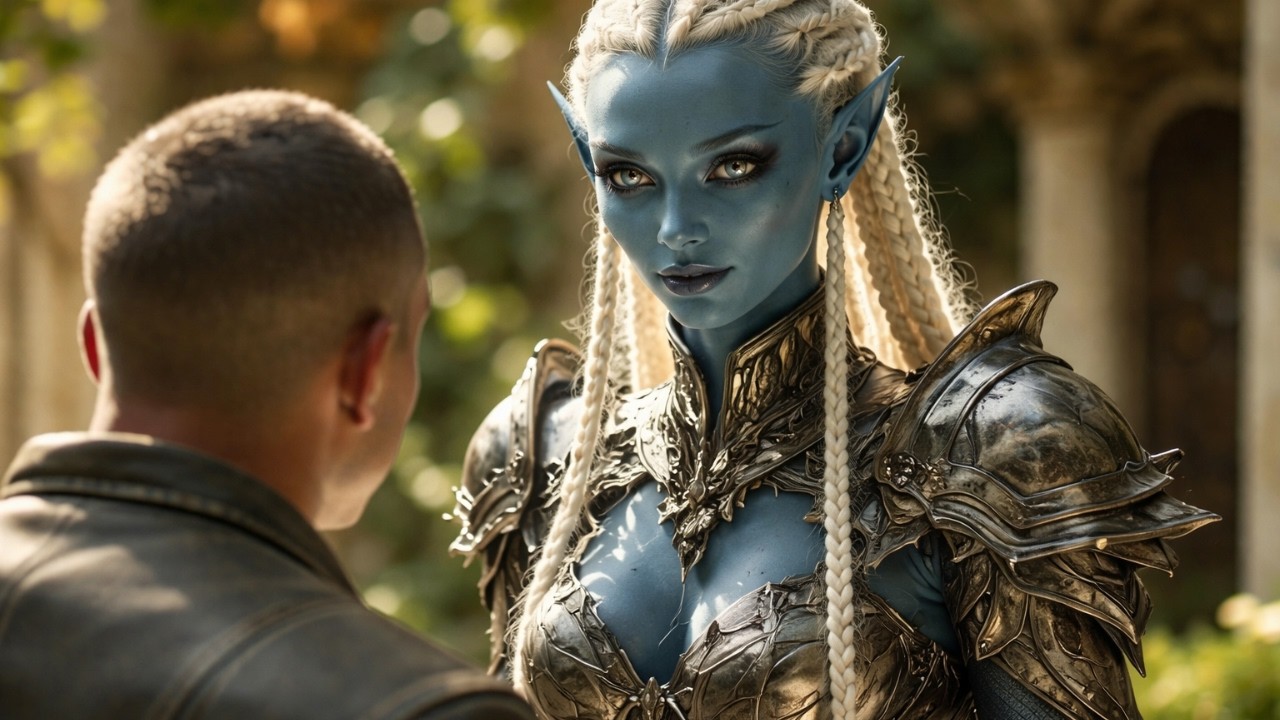 The Alien Princess Shouted, “Don’t Touch Me, Human!” — Then Grabbed My Hand and Froze