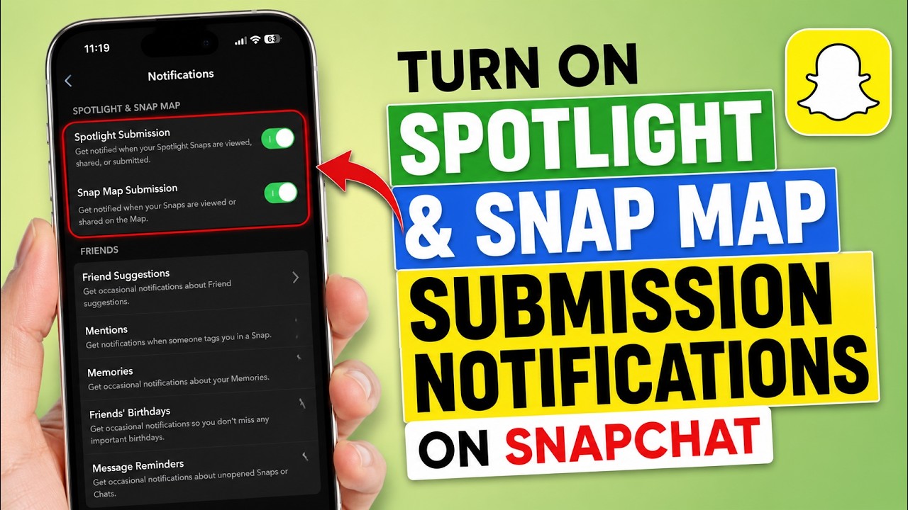 How to Turn On Spotlight and Snap Map Submission Notifications on Snapchat