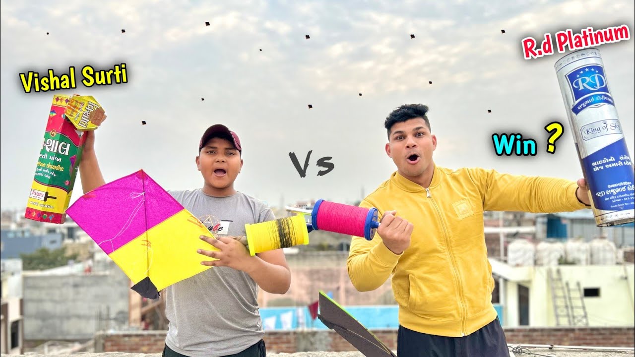 Rd Platinum (vs) Vishal | Kite Cutting Challange | Kites Vlog
