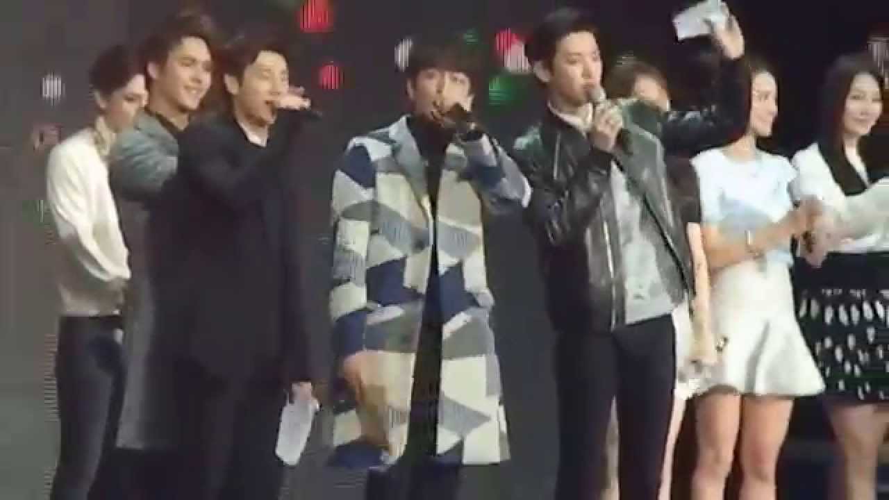 [141030] Music Bank in Mexico - Ending Stage (interactions!)