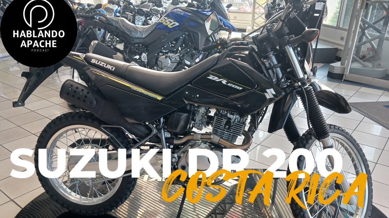 SUZUKI DR 200cc ficha técnica, precio Costa Rica