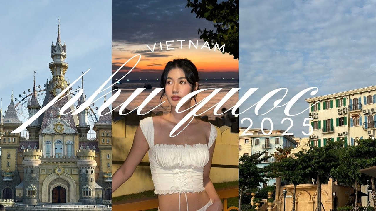 Phu Quoc ฟูก๊วก 2025 ┇เล่นสวนสนุก vinwonder,ดูพลุ และ โชว์ kiss of the sea,Night market กินอาหารทะเล