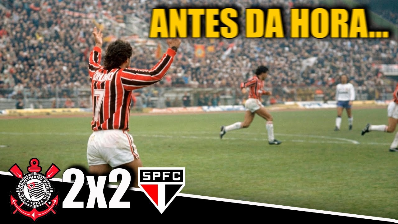 Muller e Raí abriram 2x0, mas o TIMÃO BUSCOU NO FIM! - Corinthians 2x2 São Paulo (1988)
