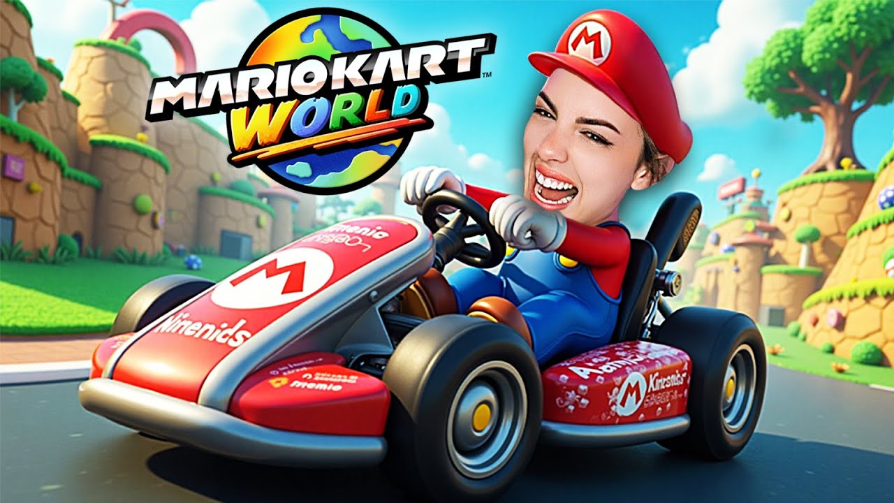 La CAFONA de ROMA SUD GUIDA nel TRAFFICO |  Mario Kart World